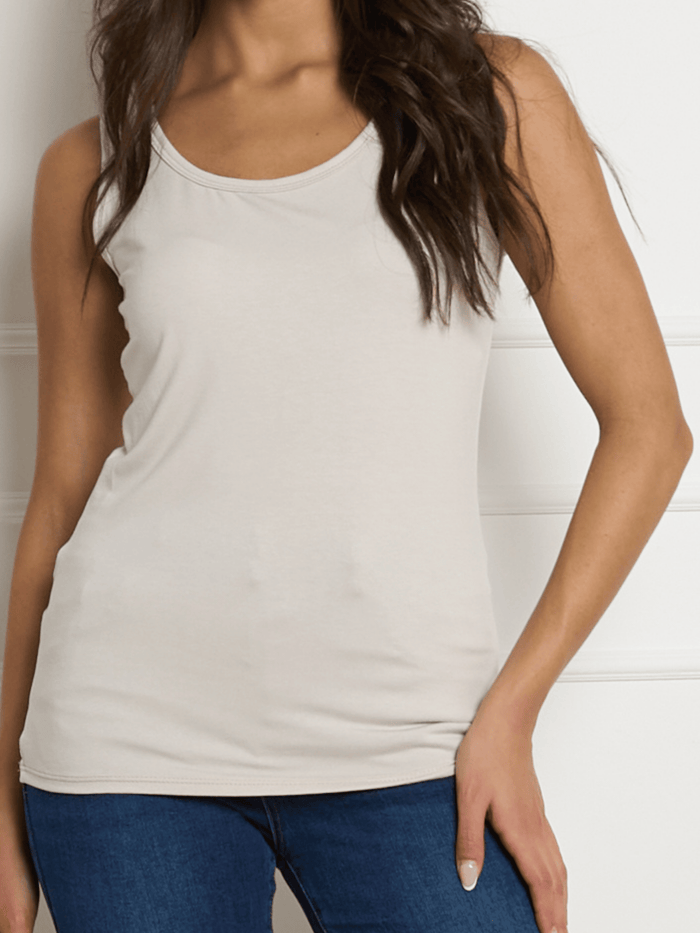 NEW - Camisole beige unie