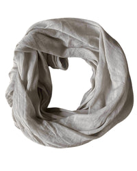 Foulard gris souris pour femme.