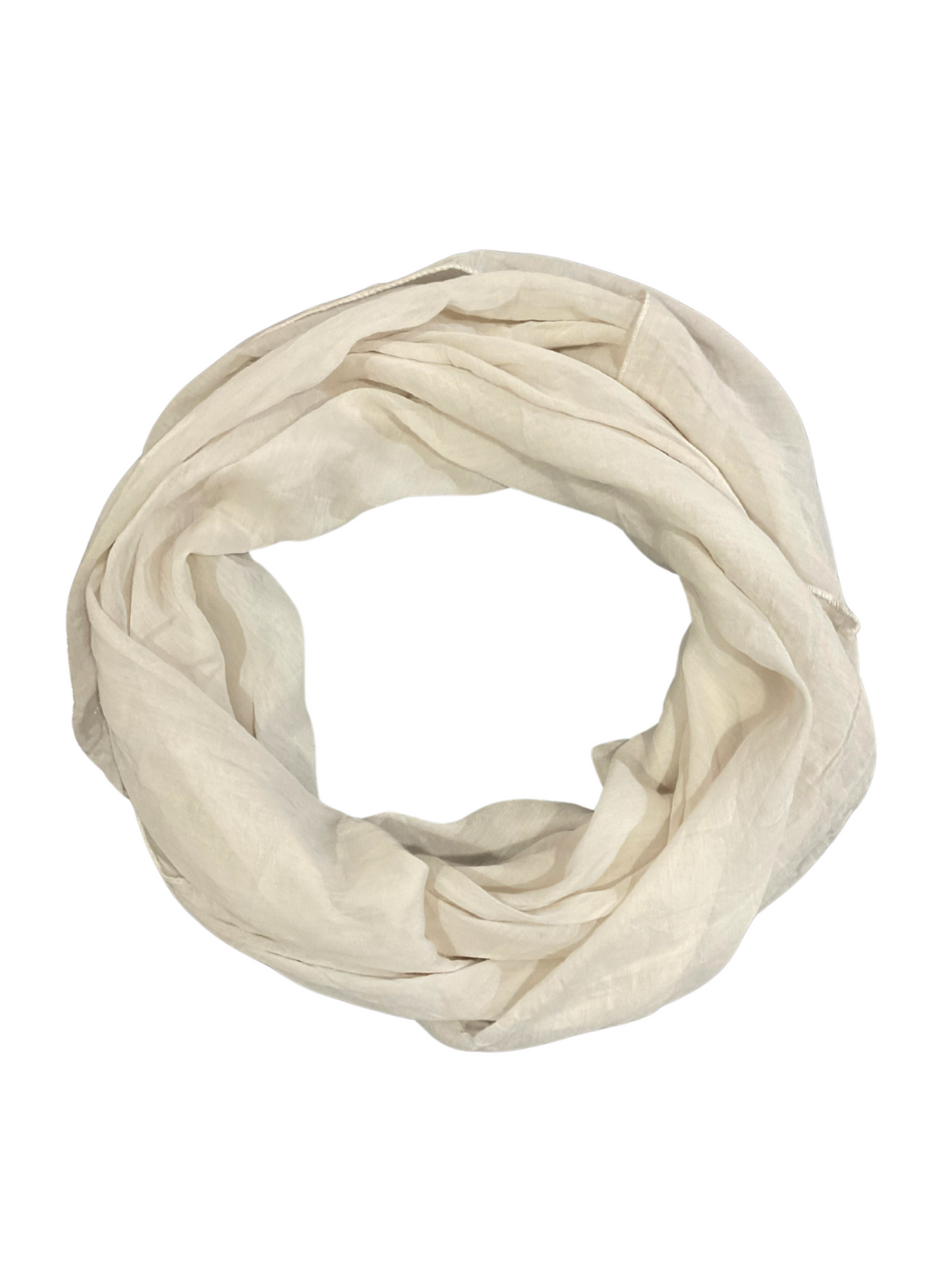 Foulard beige pâle
