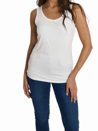 NEW - Camisole blanc crème unie