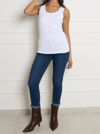 NEW - Camisole blanche unie