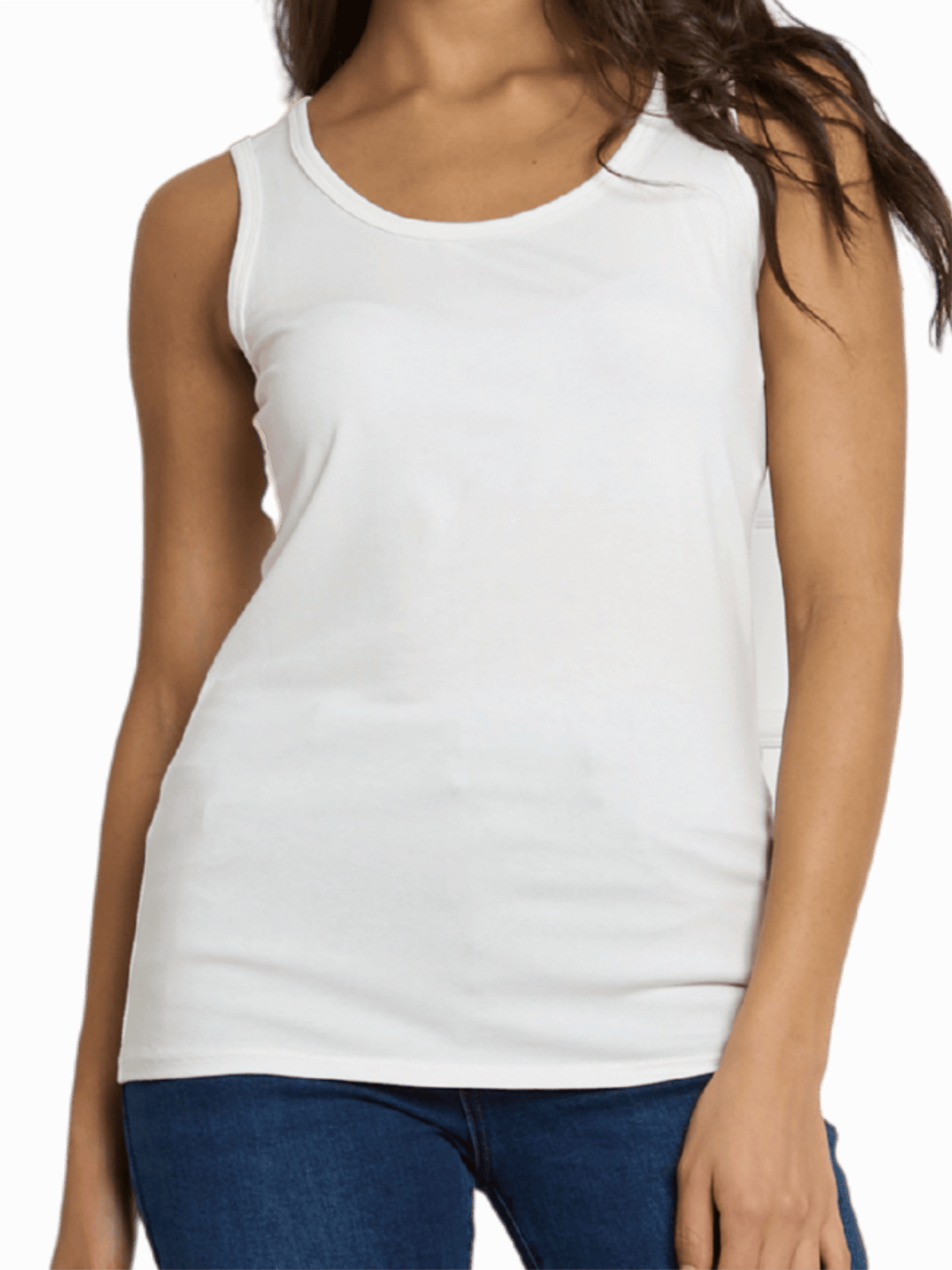 NEW - Camisole blanc crème unie