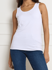 NEW - Camisole blanche unie