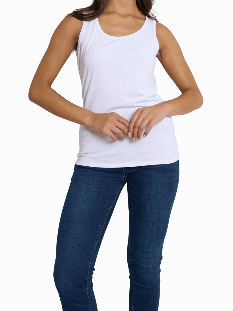 NEW - Camisole blanche unie