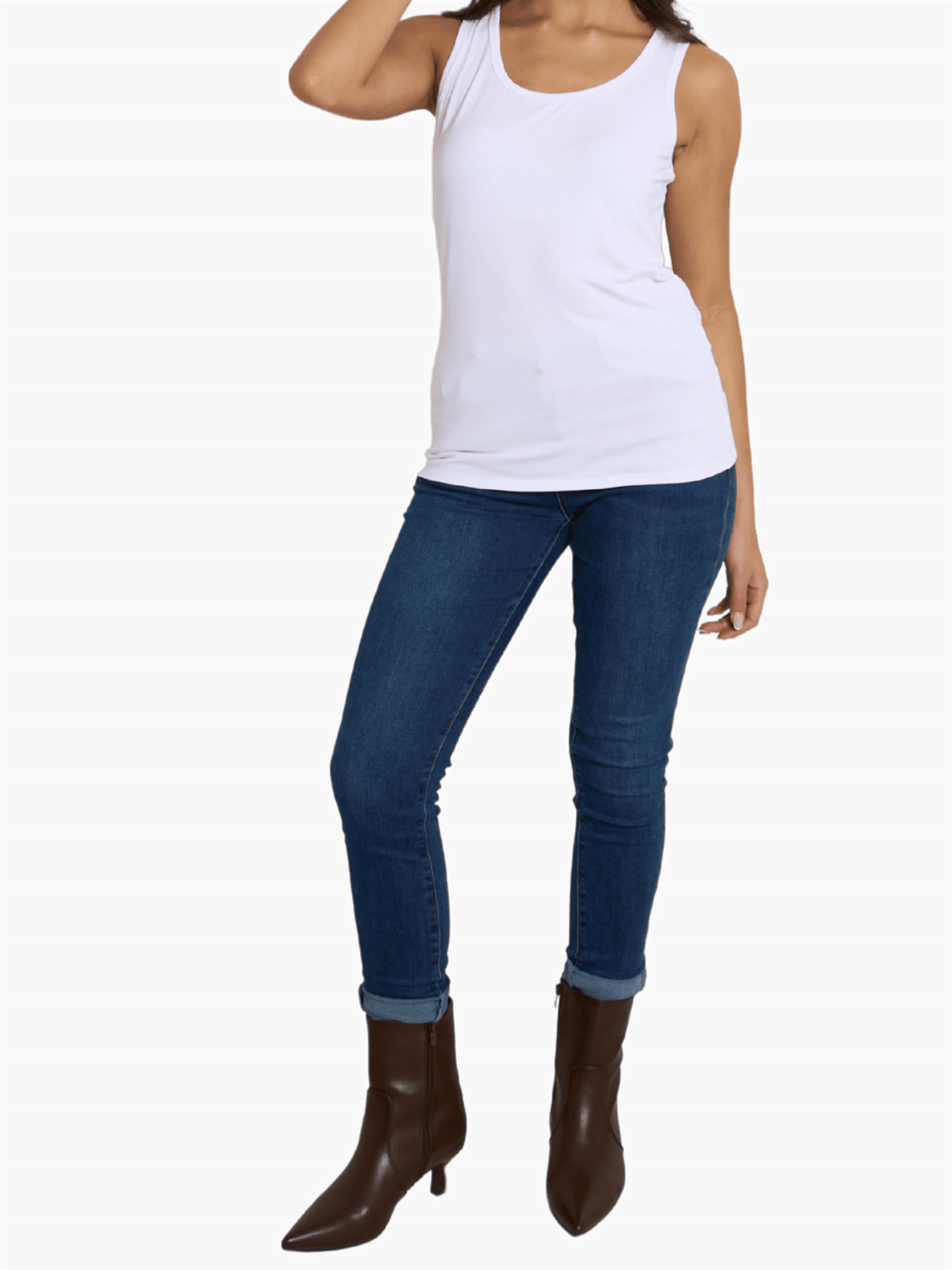 NEW - Camisole blanche unie