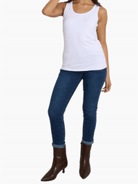 NEW - Camisole blanche unie