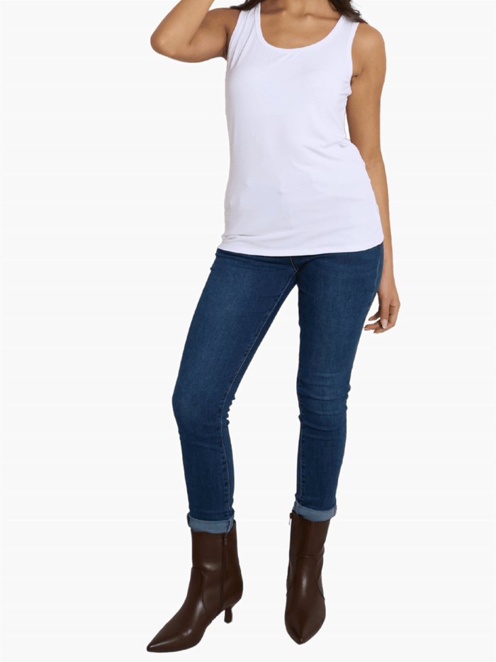 NEW - Camisole blanche unie