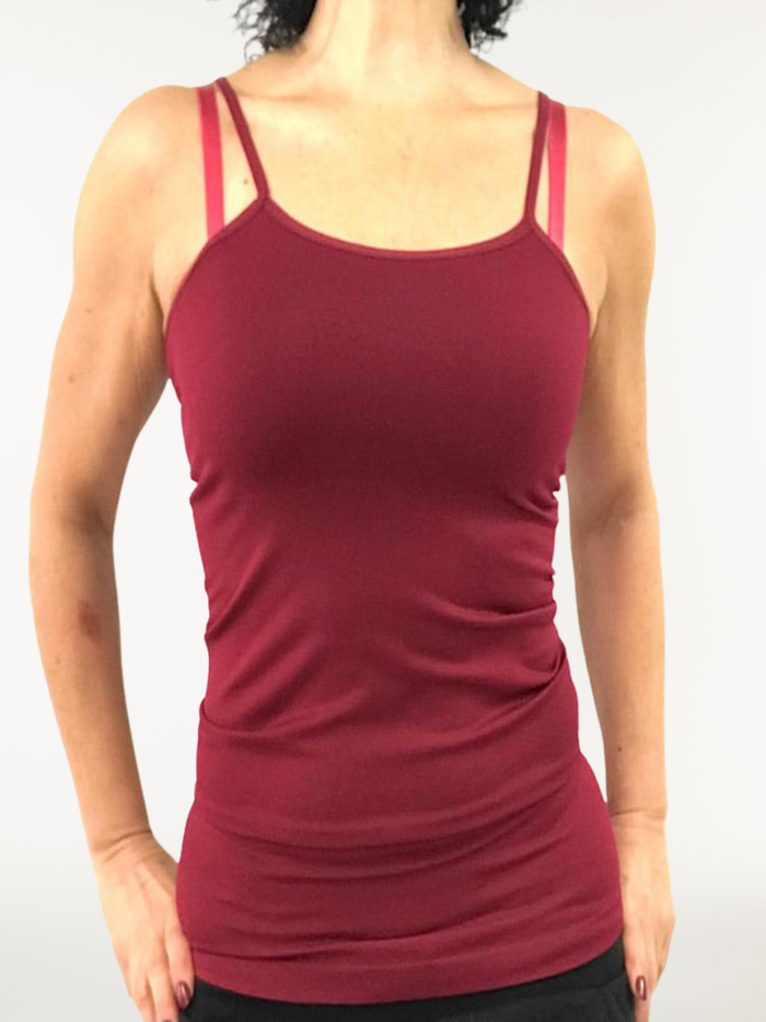 Camisole gainante | Camisoles amincissantes | Bourgogne