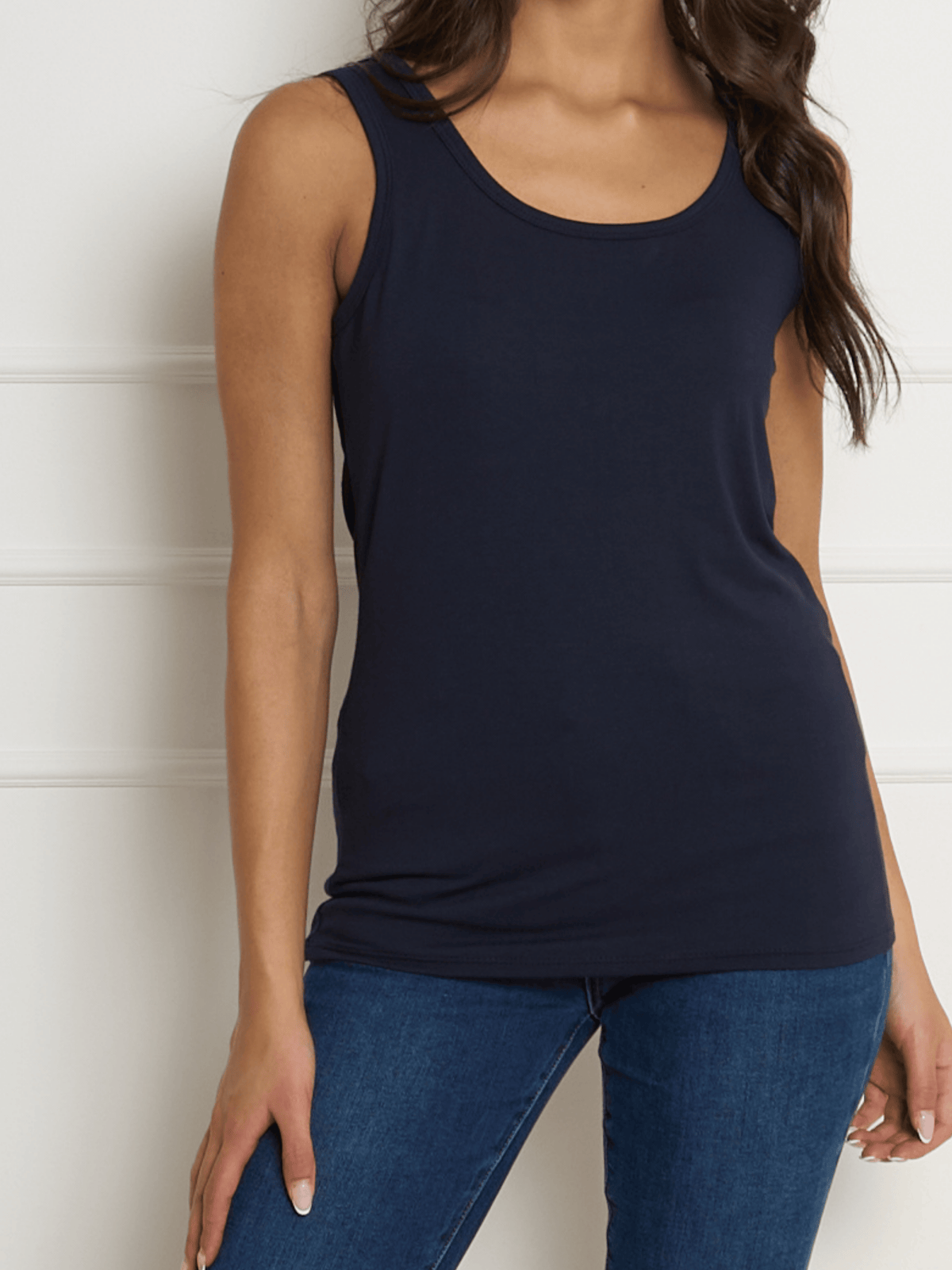 NEW - Camisole marine unie