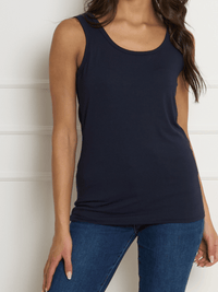 NEW - Camisole marine unie