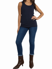 NEW - Camisole marine unie