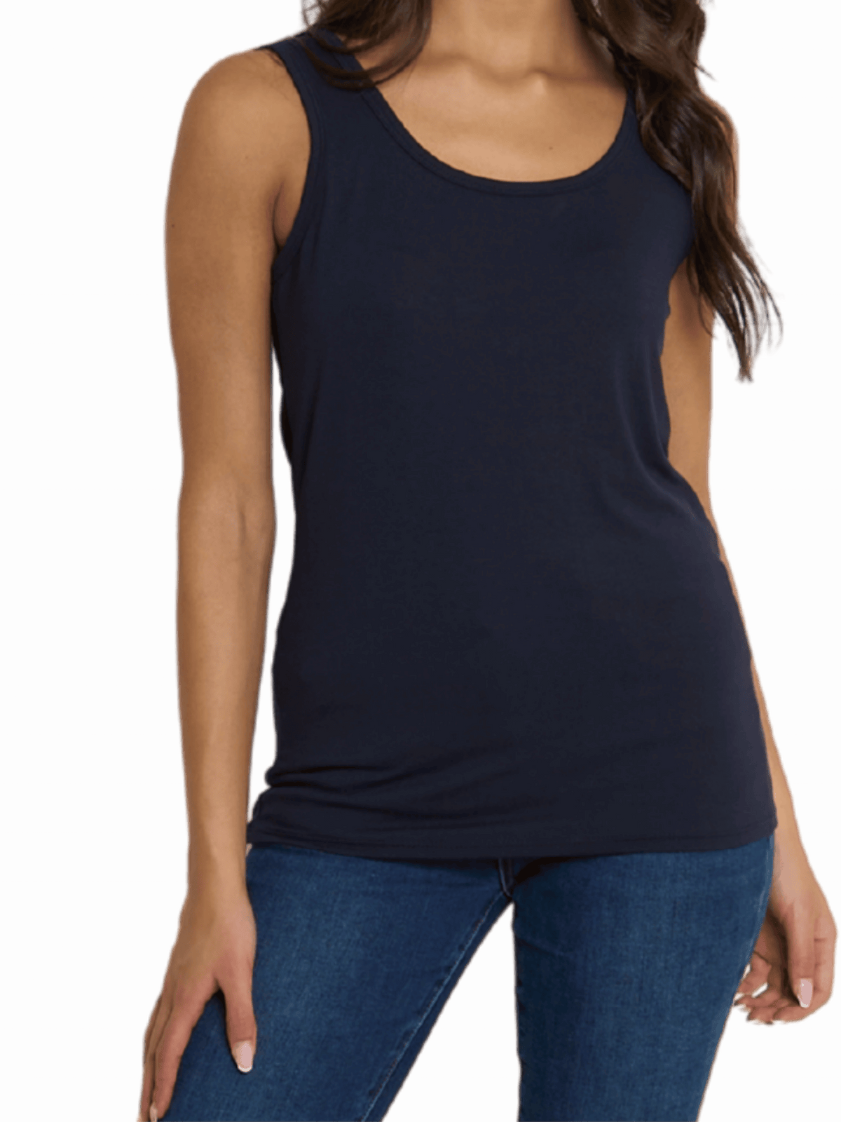 NEW - Camisole marine unie