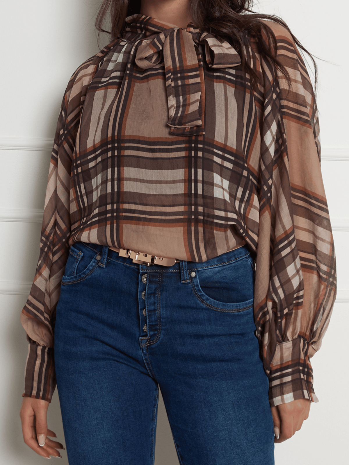 NEW - Blouse à carreaux Burberry