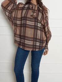 NEW - Blouse à carreaux Burberry
