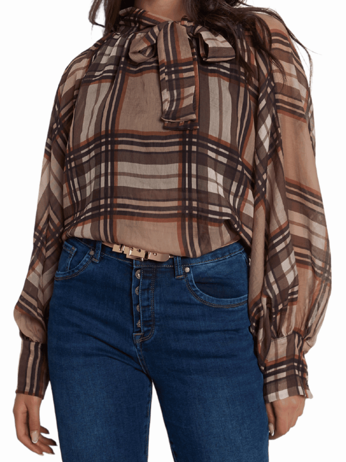 NEW - Blouse à carreaux Burberry