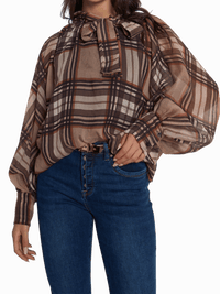 NEW - Blouse à carreaux Burberry