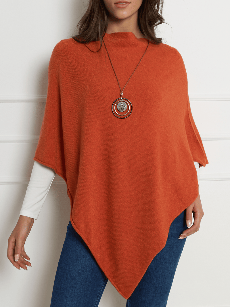 Bijoux | Collier long avec pendentif de pastille noire et étoile