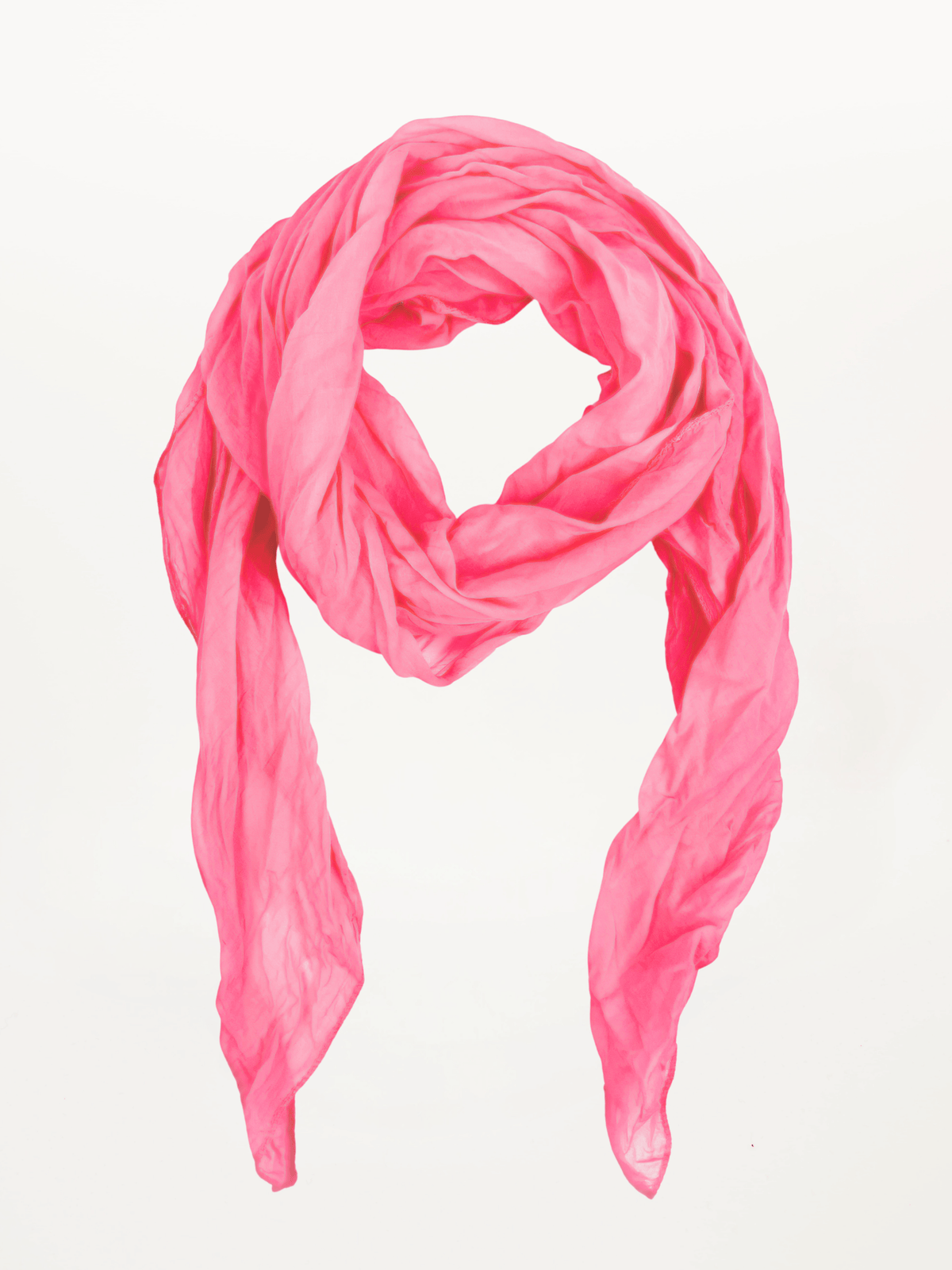 Foulard fuchsia léger 20% soie