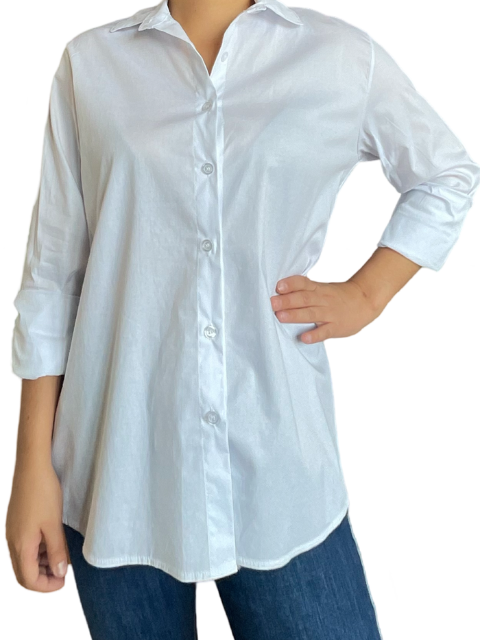 Chemise blanche manche longue