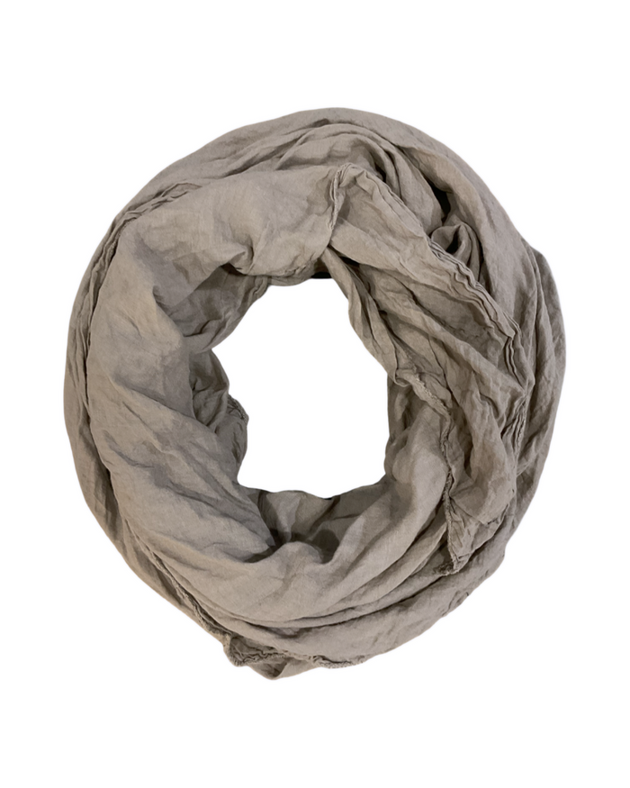 Foulard moka foncé pour femme.