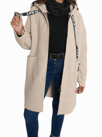 NEW - Manteau beige effet mouton retourné