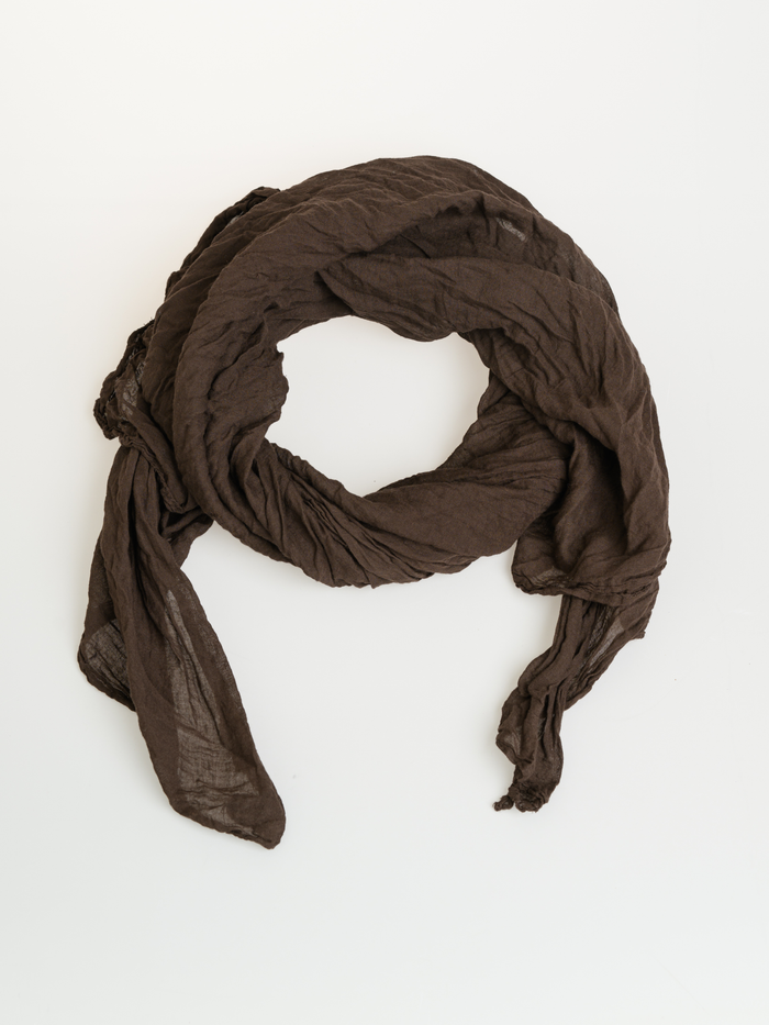 NEW - Foulard brun chocolat