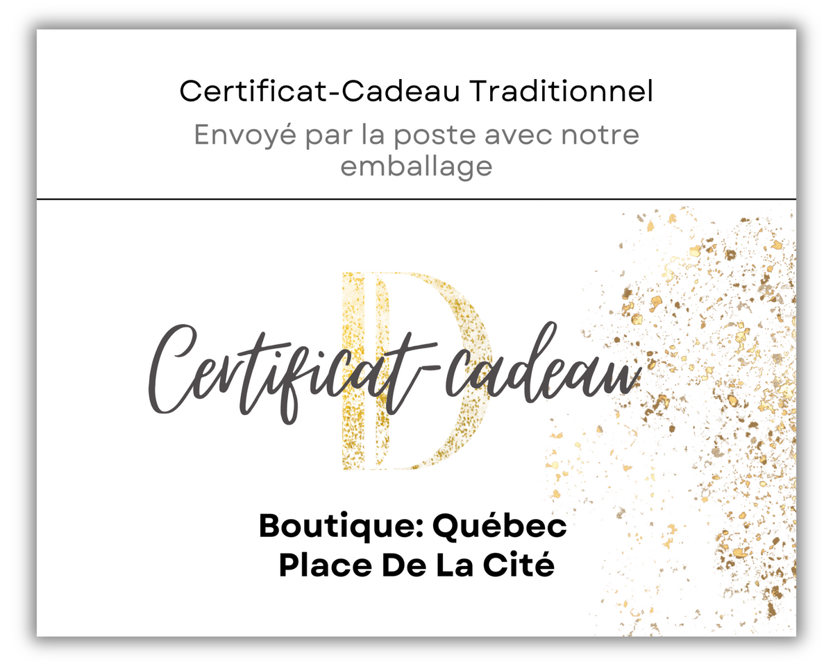 Certificat-Cadeau Exclusif En Magasin