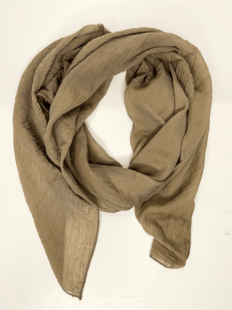 Foulard moka 20% soie