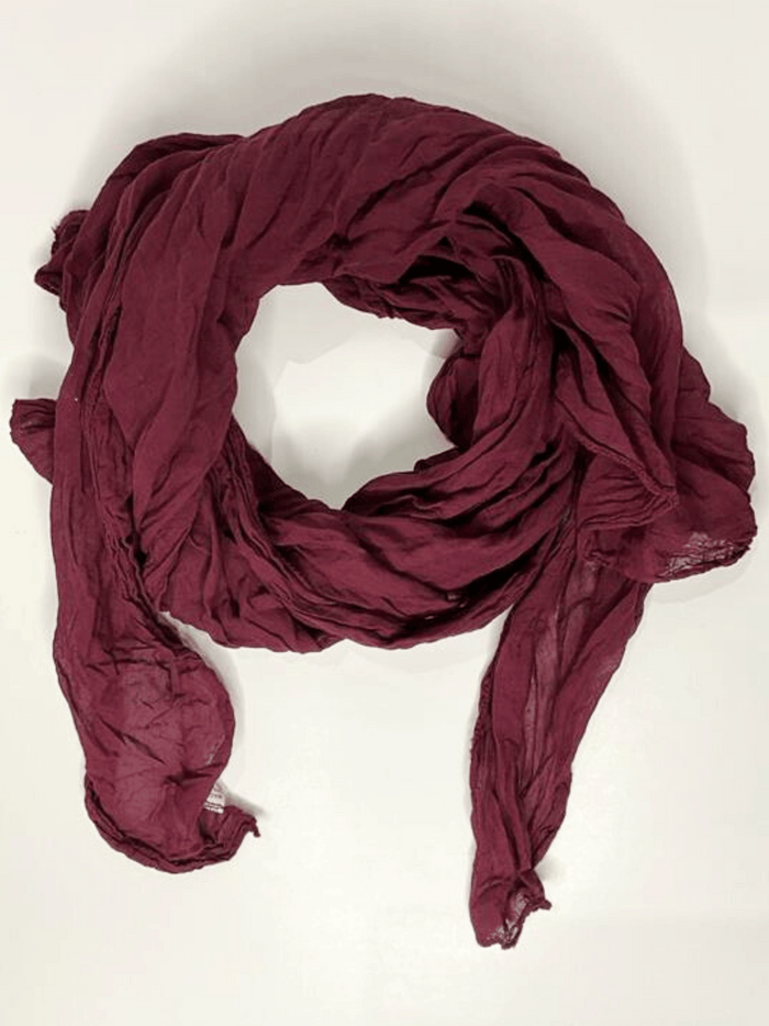 Foulard bourgogne uni