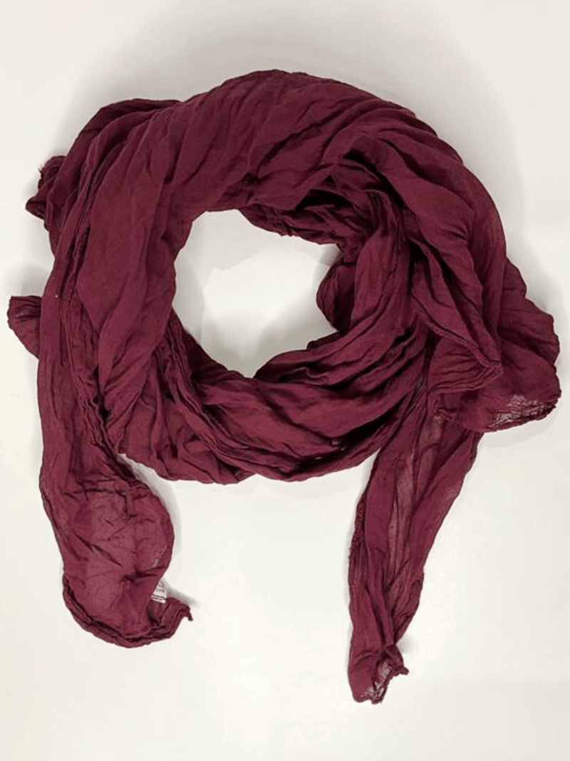 Foulard bourgogne uni