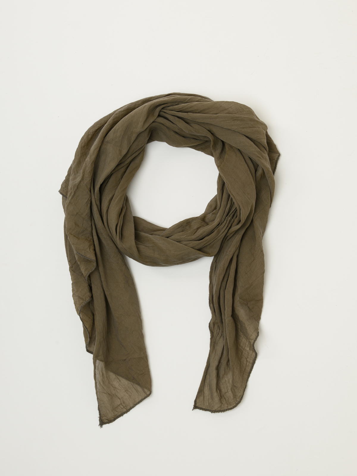 Foulard brun foncé 20% soie