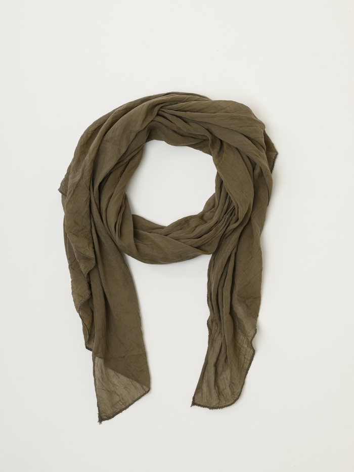 Foulard brun foncé 20% soie
