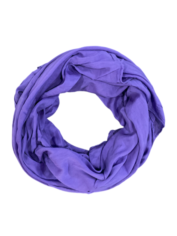 Foulard mauve uni
