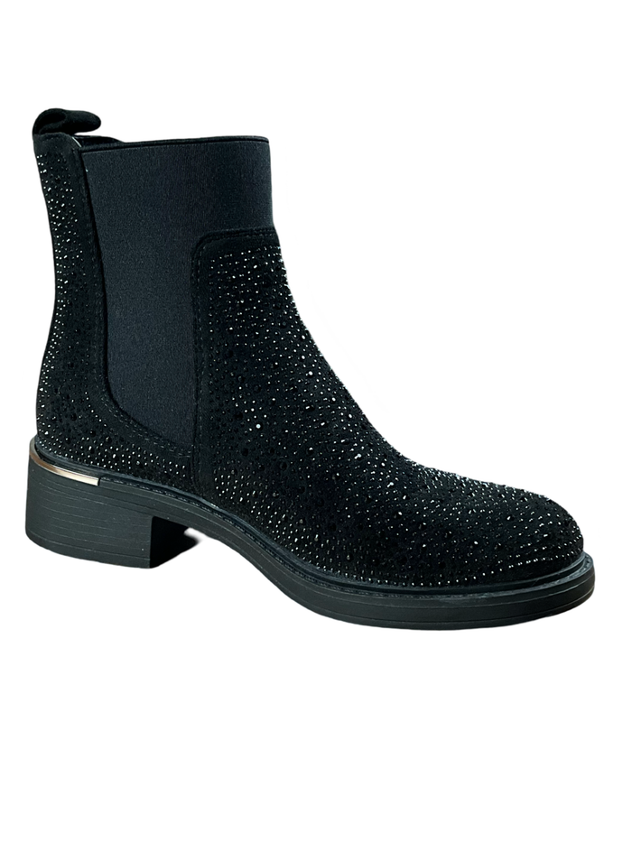 Botte noir brillante