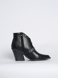 NEW - Botte noir en cuir végan