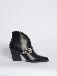 NEW - Botte noir en cuir végan