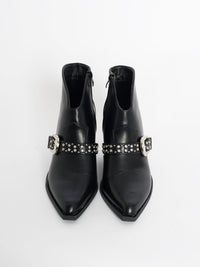 NEW - Botte noir en cuir végan