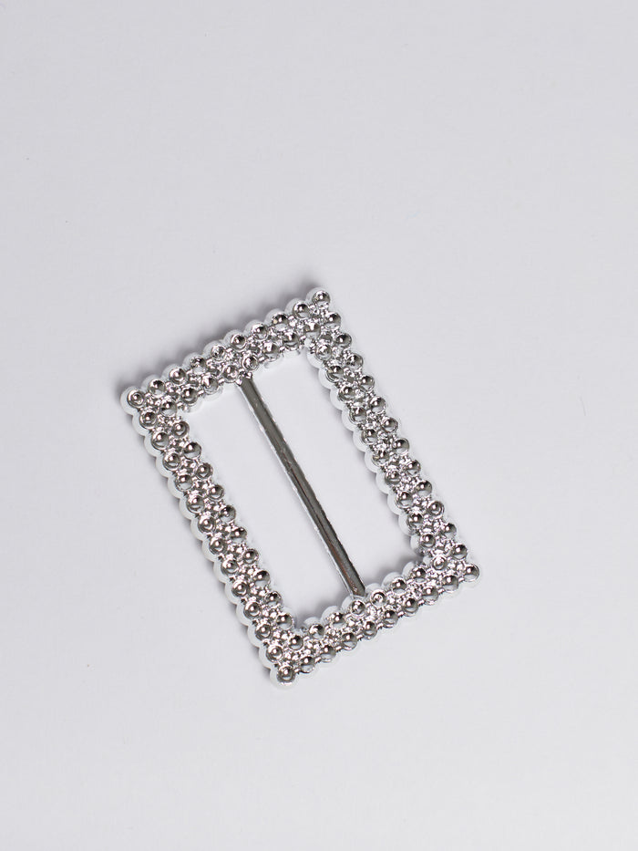 Boucle d’ajustement argent avec brillants