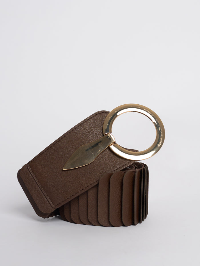 Elastic Brown Belt (Silhouette 1-2-3-4)