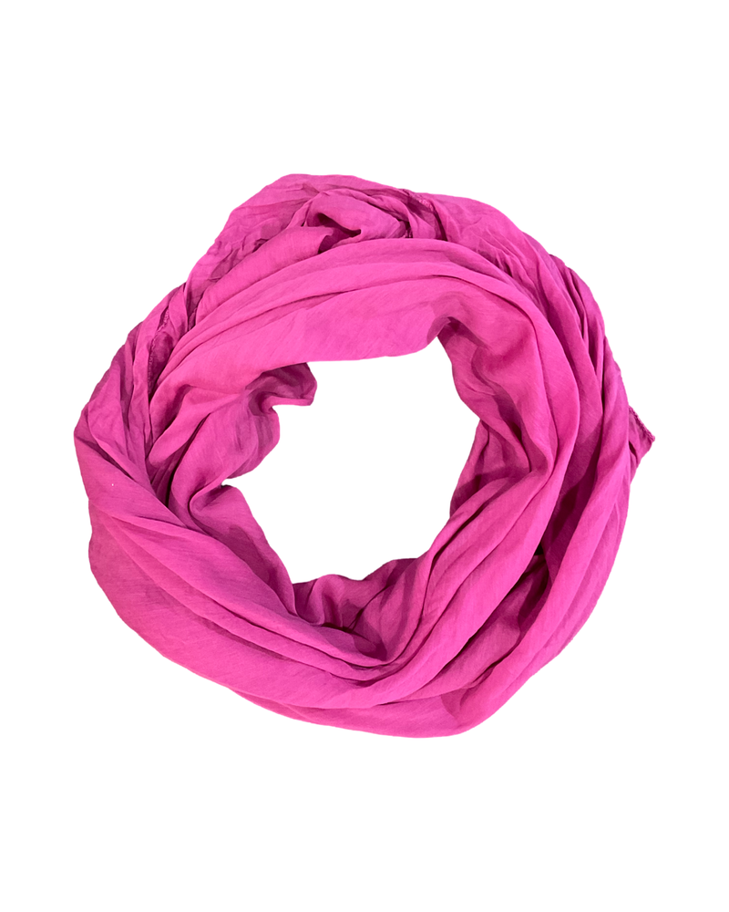 Foulard magenta pour femme