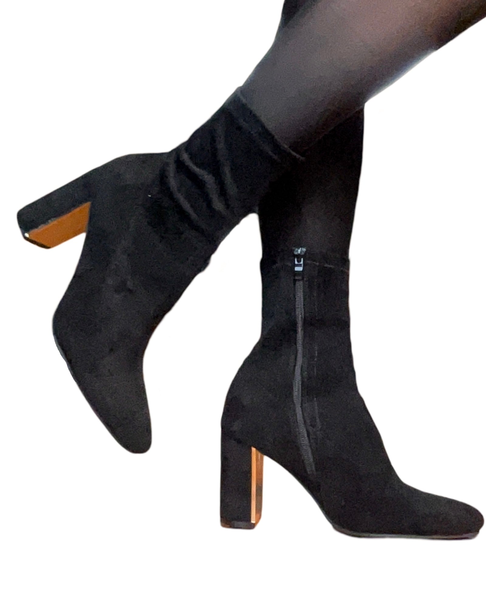 Botte noir haute online